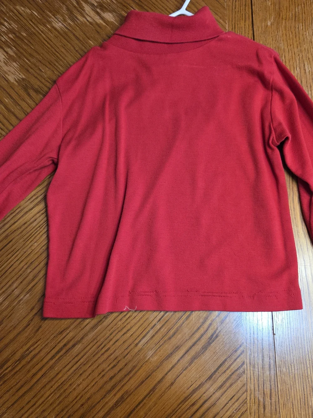 Women’s Red Turtleneck Sweater - Classic Lightweight Knit